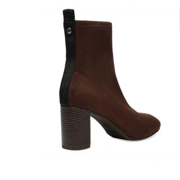 Donald J Pliner Brown Cattie Boot Microsuede Size 8 NWOT - Picture 1 of 7